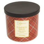 3-Wick Pumpkin Spice Scented Candle, 13-Ounce
