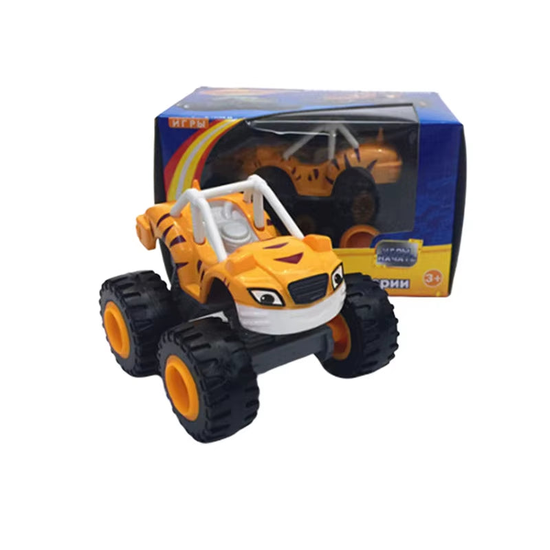 Kids Car Toy Monster Machines Super Stunts Blaze Truck Boys Birthday Christmas Kids Toy Gift for Boys and Girls