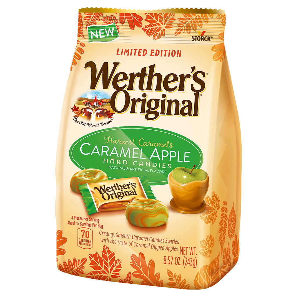Individually Wrapped Caramel Apple Hard Candy, 8.57 Oz Bag