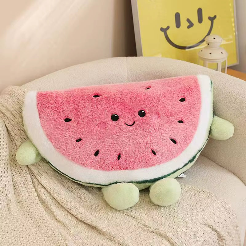 'S Latest Simulation Hugging Watermelon Doll Filled Plush Toy Doll Cartoon Anime Cute Gift for Friends Fun Doll