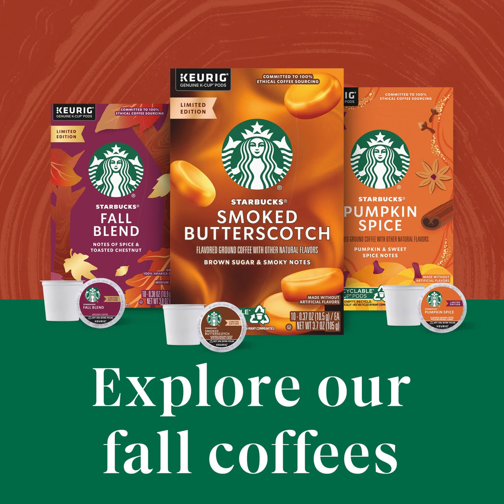 Starbucks Fall Blend, Medium Roast Coffee, Keurig K-Cup Coffee Pods, Arabica, 22 Count