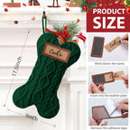 Doggie Bone Christmas Stocking (3pcs 18inch )