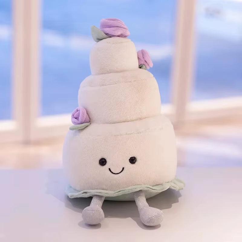 Cute Jellycat Plush Toys Gift Series Cake Diamond Ring Doll Soft Stuffed Toy Popular Internet Celebrity Gift Wholesale