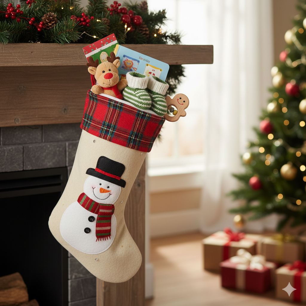 Childrens Pre-Stuffed Christmas Stocking (Ages 4-7)