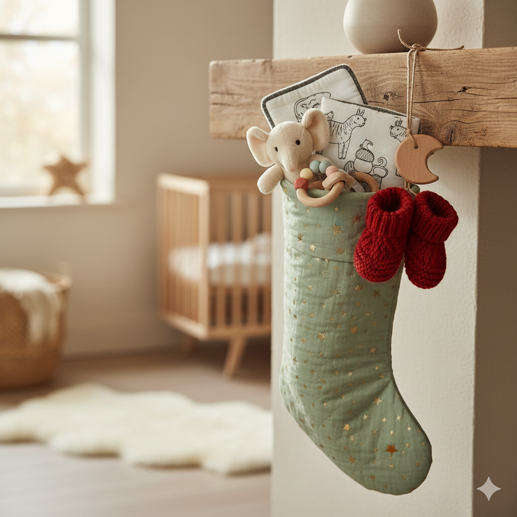 Baby Safe Pre-Stuffed Christmas Stocking (ages 0-3yr)