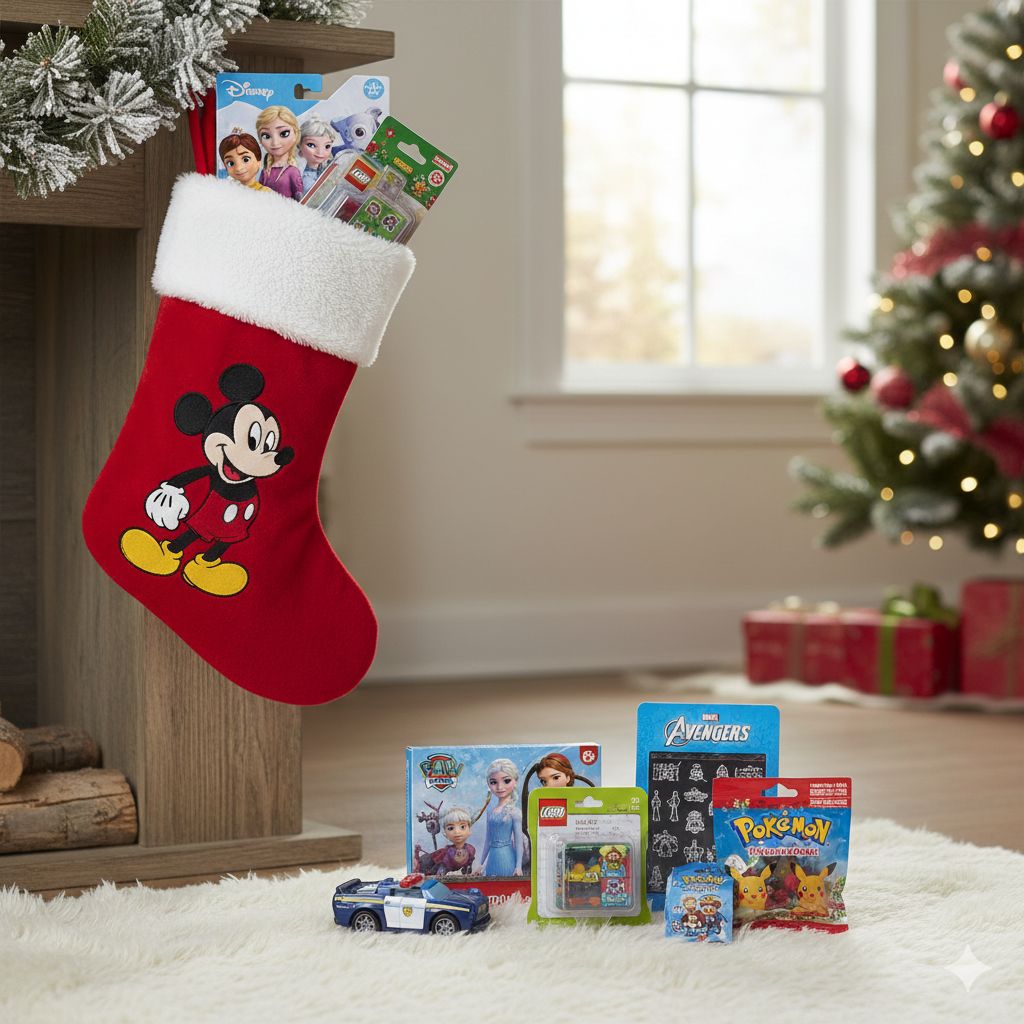 Childrens Pre-Stuffed Christmas Stocking (Ages 4-7)