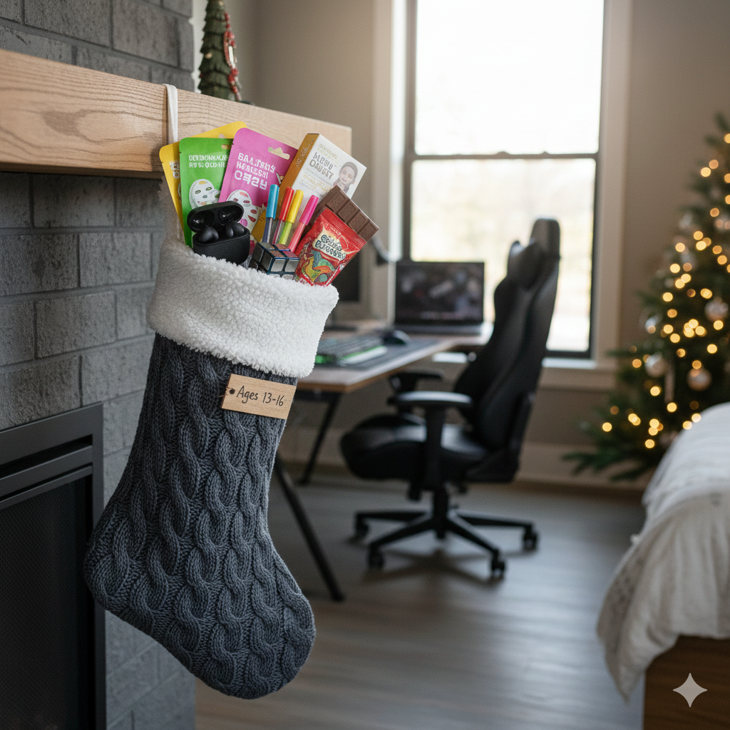 Teens Pre-Stuffed Christmas Stocking (Ages 13-15)