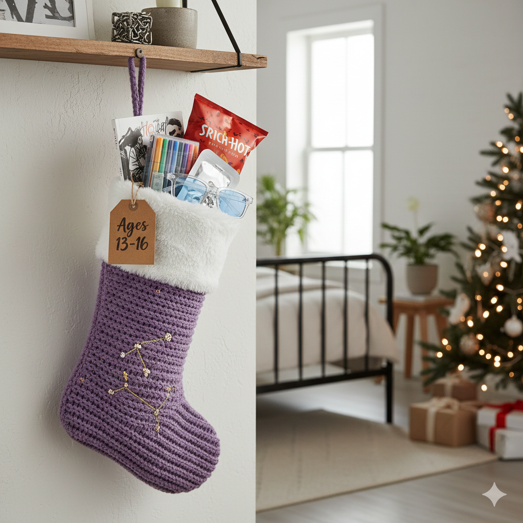 Teens Pre-Stuffed Christmas Stocking (Ages 13-15)