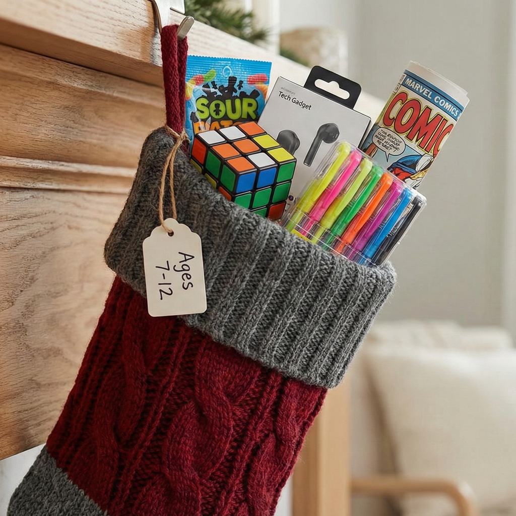 Big Kids Pre-Stuffed Christmas Stocking (Ages 7-12)