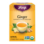 Tea Ginger, Caffeine-Free Organic Herbal Tea Bags, 16 Count