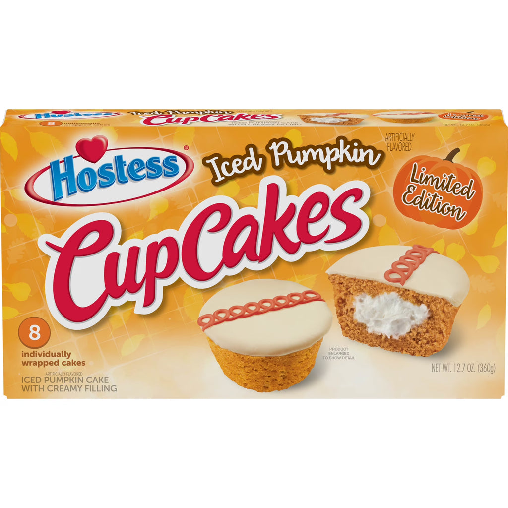 Iced Pumpkin Flavored Cupcakes, 8 Count, 12.7 Oz