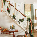 Unique Ivory White Knitted Holiday Stockings, (18" 4PCS)