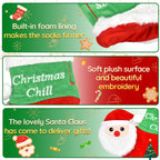 9 Pack Christmas Stocking Dog Toys, Xmas Toys Gift for Puppies Small Large Dogs