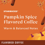 Starbucks Pumpkin Spice Flavored Coffee, Keurig K-Cup Coffee Pods, 100% Arabica, 22 Count