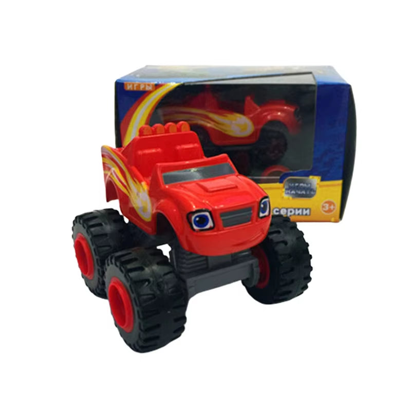 Kids Car Toy Monster Machines Super Stunts Blaze Truck Boys Birthday Christmas Kids Toy Gift for Boys and Girls