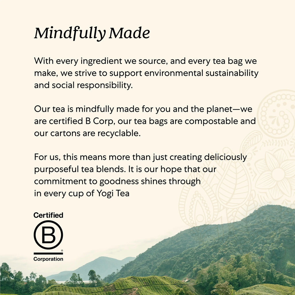 Tea Ginger, Caffeine-Free Organic Herbal Tea Bags, 16 Count