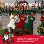 Doggie Bone Christmas Stocking (3pcs 18inch )