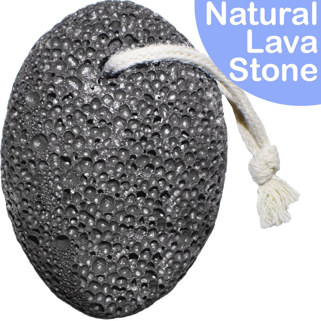 Natural Pumice Stone for Feet: Scrubber, Dead Skin Scraper Exfoliator, Pedicure Tools