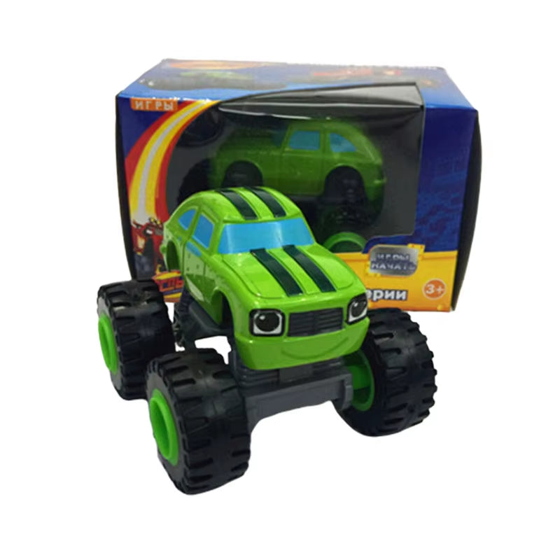 Kids Car Toy Monster Machines Super Stunts Blaze Truck Boys Birthday Christmas Kids Toy Gift for Boys and Girls