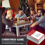Christmas 5 Second Game, Christmas Party Games 72 Cards and 5 Second Hourglass F