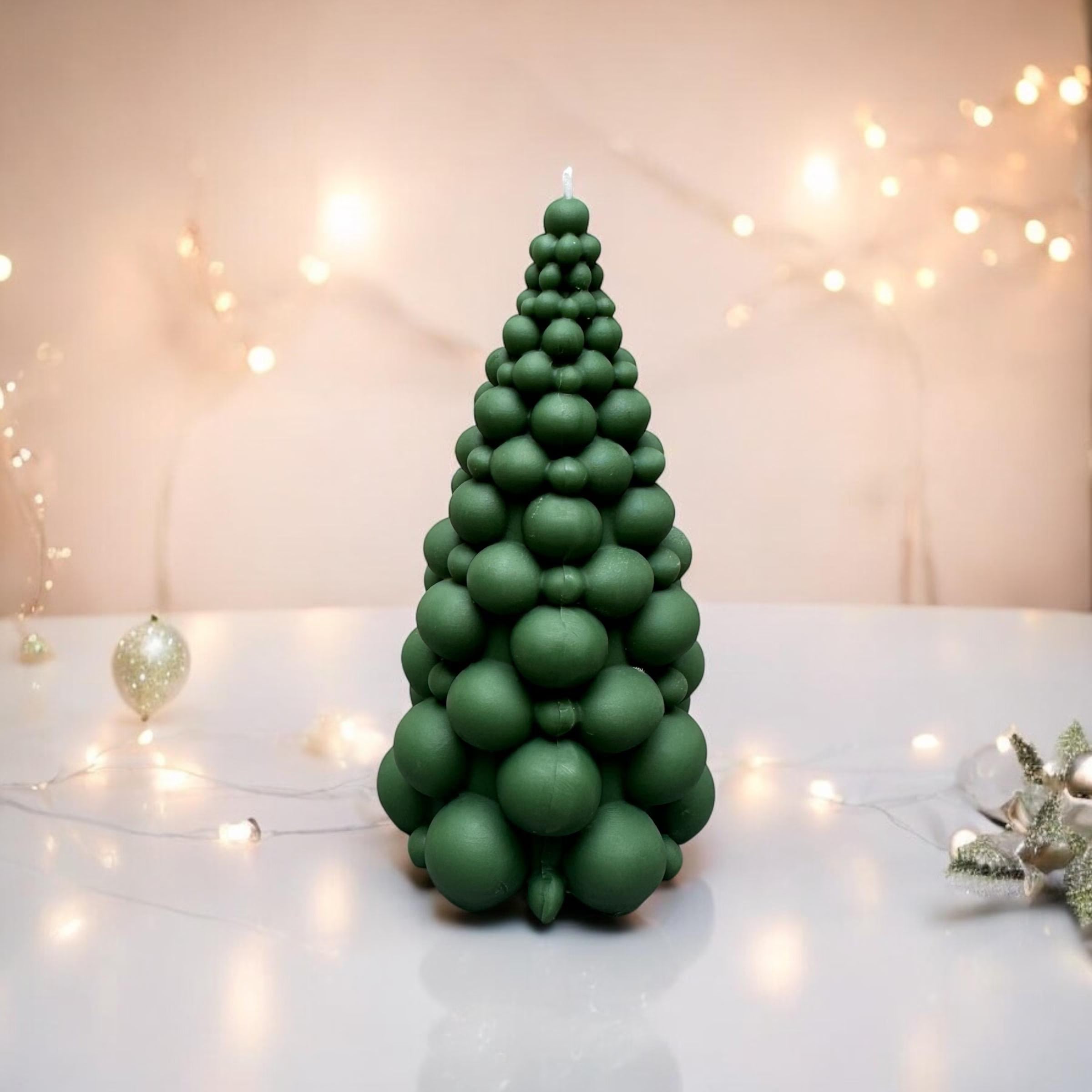 Christmas Tree Candle in Variety of Shapes: Holiday Scented Soy Candle / Xmas Decor