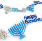 Prismatic Hanukkah Garland