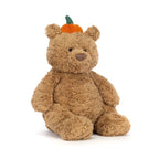 Bartholomew Bear Pumpkin Plush Toy - Halloween Stuffed Animal, Pumpkin-Themed Collectible Gift for Fall Decorations Bartholomew Bear Pumpkin