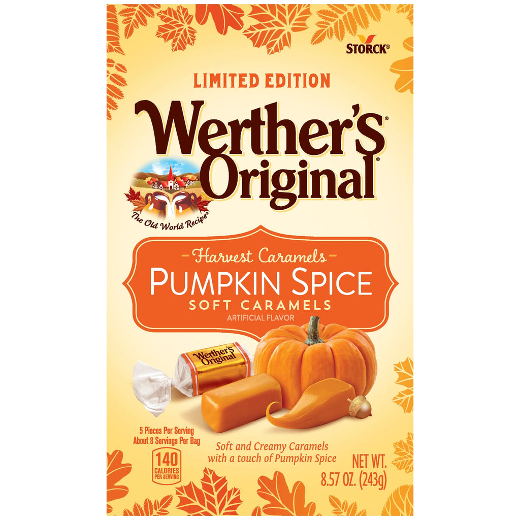 Harvest Pumpkin Spice Soft Caramel Candy, 8.57 Oz