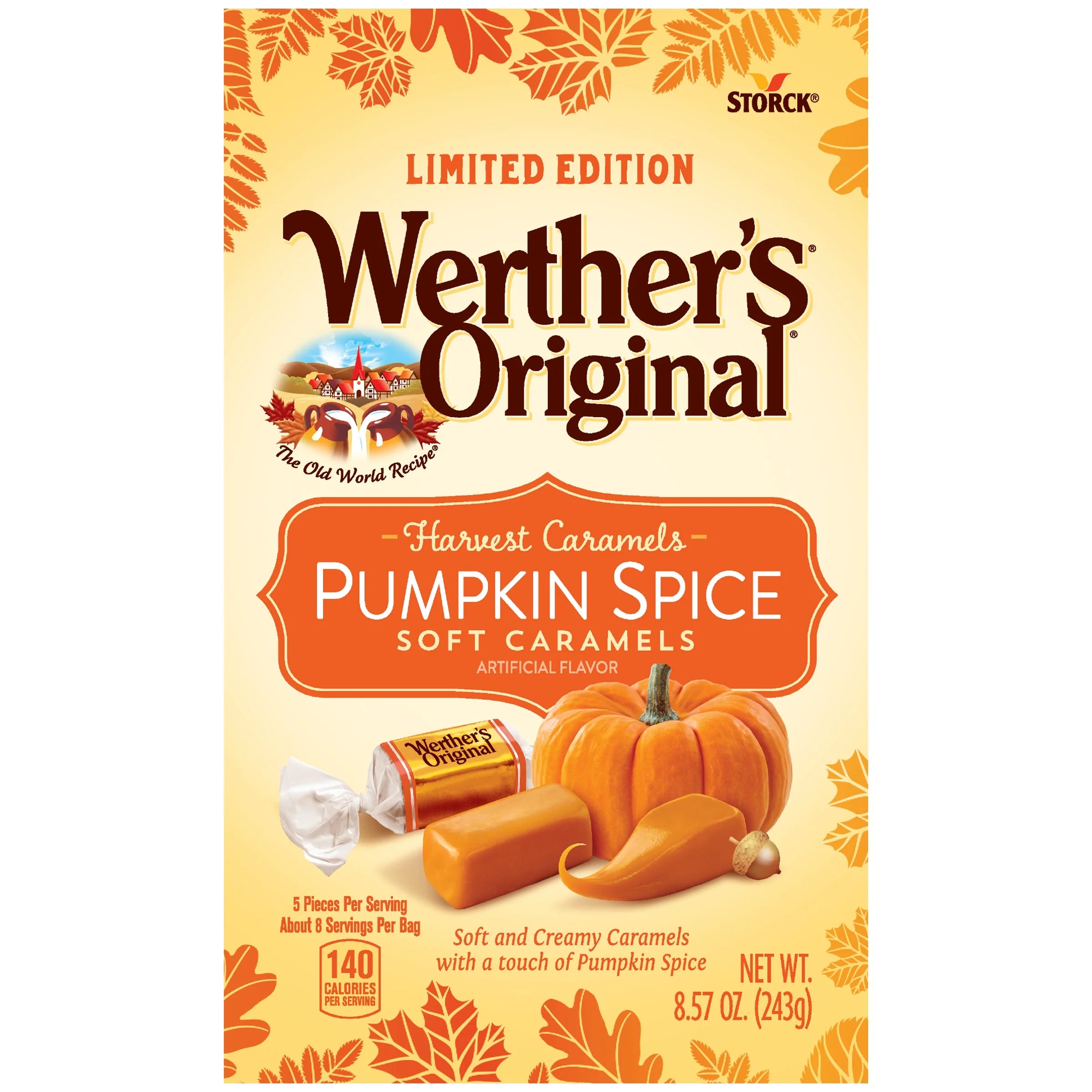 Harvest Pumpkin Spice Soft Caramel Candy, 8.57 Oz