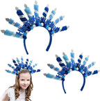 2-Pack Menorah Headbands, Fun for Hanukkah, Personal Decorations for the Festival of Lights (2-Pack)