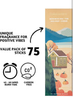 Fall Incense Sticks - Pack of 75 Incense Sticks Pumpkin Spice