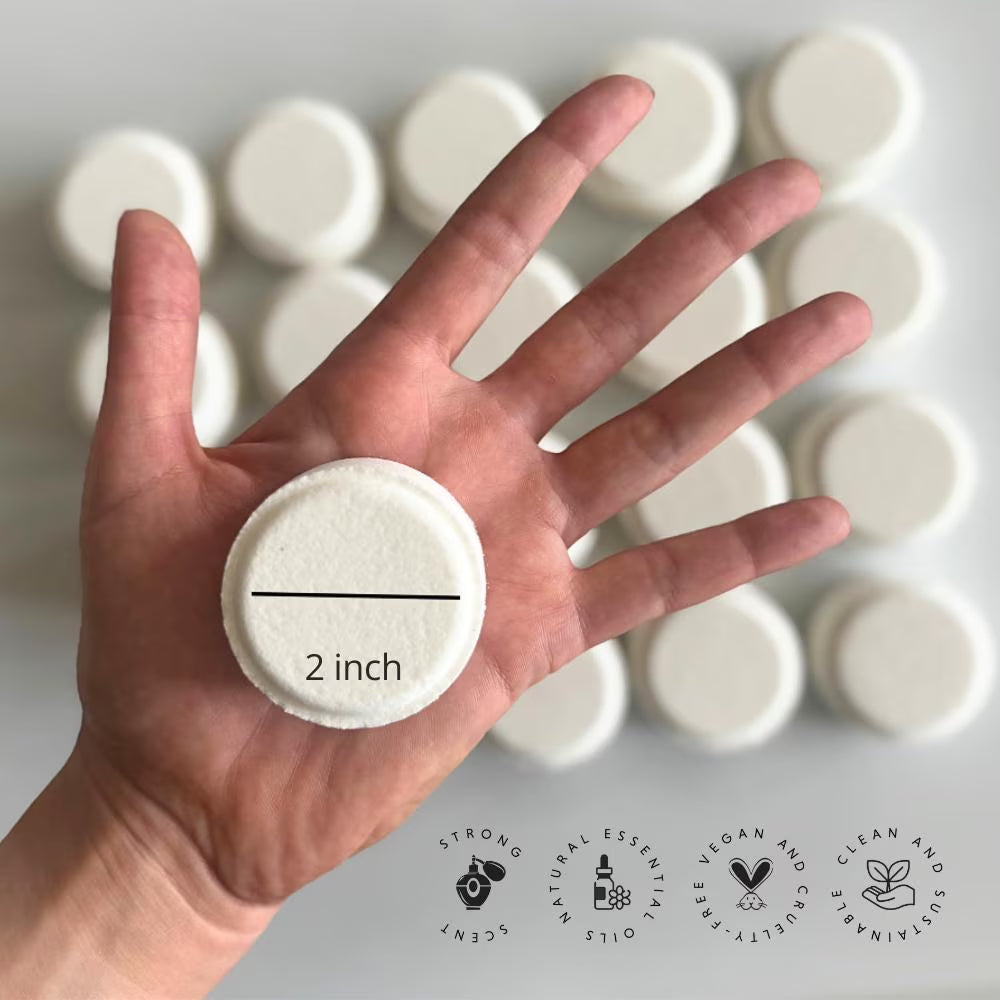 Handmade Shower Steamers, Variety Pack, Organic, Made in USA, Bamboo Tray Included