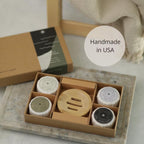 Handmade Shower Steamers, Variety Pack, Organic, Made in USA, Bamboo Tray Included