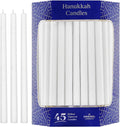 White Hanukkah Menorah Candles