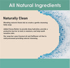 B4Nine Natural Soap Bar - Deep Cleansing and Hydration for All Skin Types - Nourishing with Coconut Oil and Cocoa Butter - Strawberry Bliss, 4.5 Oz