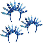 2-Pack Menorah Headbands, Fun for Hanukkah, Personal Decorations for the Festival of Lights (2-Pack)