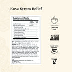 Tea Kava Stress Relief, Caffeine-Free Herbal Tea Bags, 16 Count