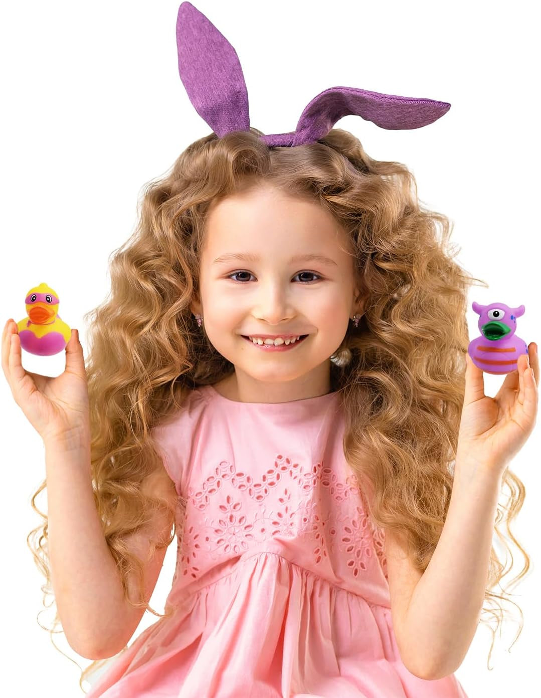 Assortment Rubber Duck Toy Duckies for Kids, Bath Birthday Gifts Baby Showers Classroom Incentives, Summer Beach and Pool Activity, 2" (10-Pack)