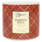 3-Wick Pumpkin Spice Scented Candle, 13-Ounce