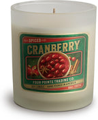 Four Points Trading Company Candles - Spiced Cranberry Aromatherapy Candle - Perfect Candle for Women or Men - Great for Birthday, Grandma, Mom, Home and Apartment Decor - 100% Soy Candle - 8Oz