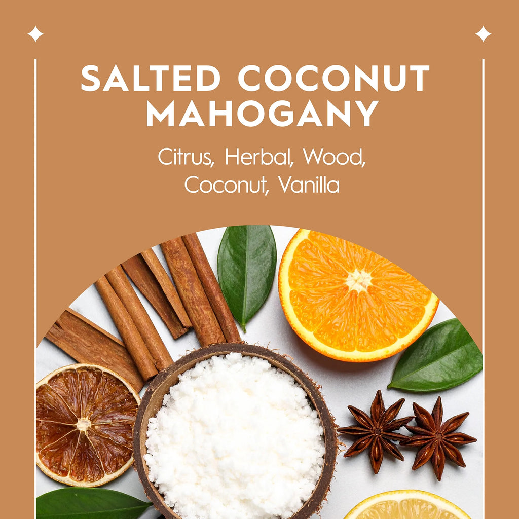 Better Homes and Gardens 3-Wick Pumpkin Jar Candle, Salted Coconut Mahogany, 30 Oz