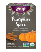 Pumpkin Spice, Caffeine Free Herbal Tea Bags, 16 Count