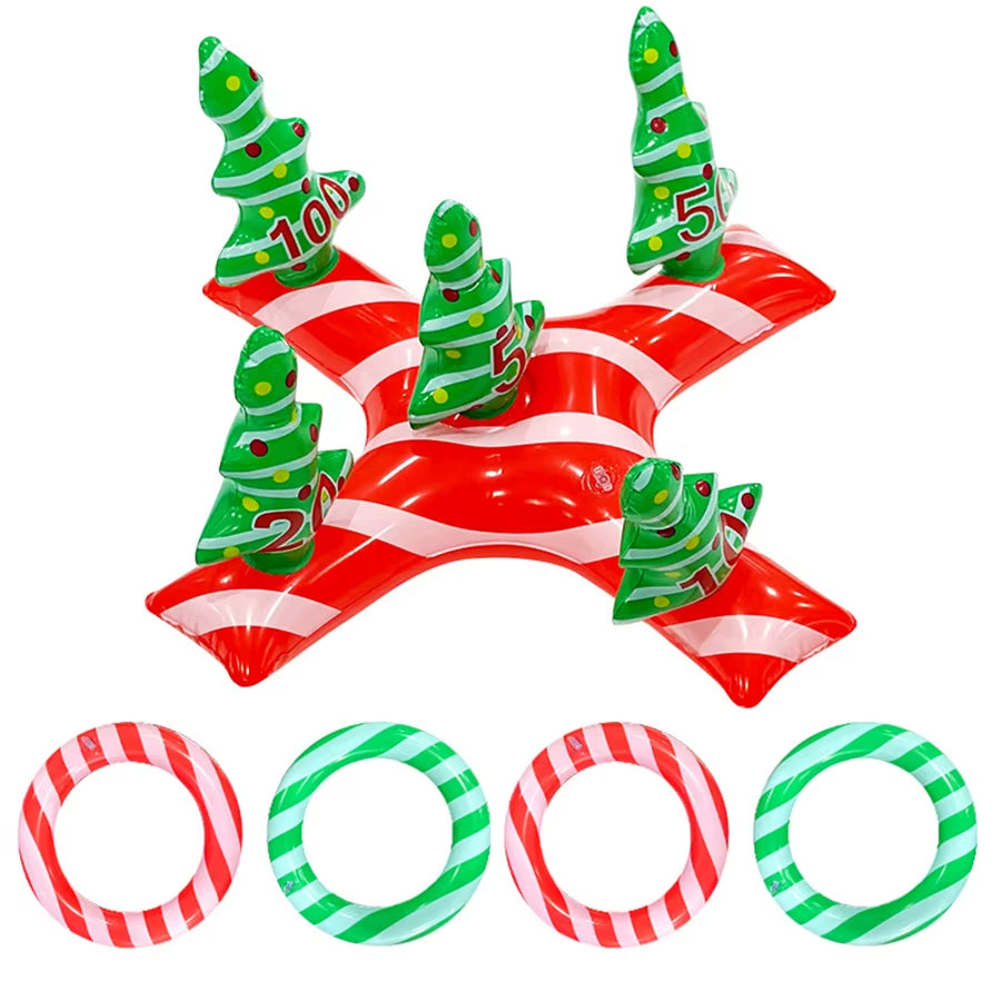 Inflatable Christmas Tree Ring Toss