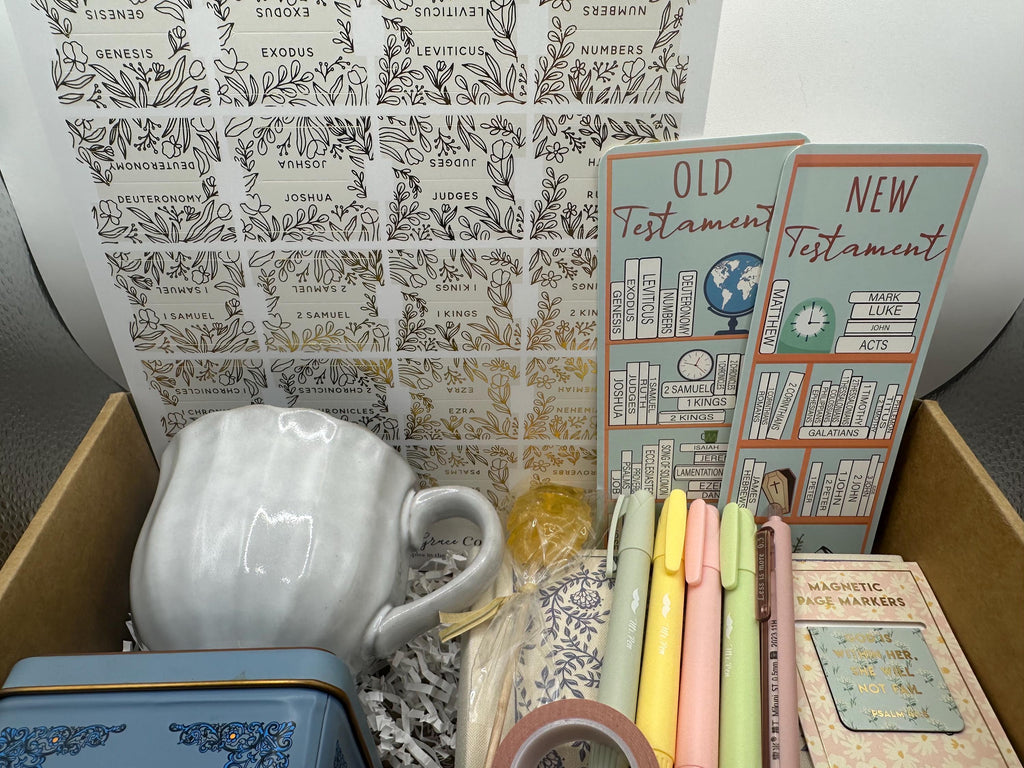 Bible Gift Box | Christian Devotional Set | Faith & Scripture Gift
